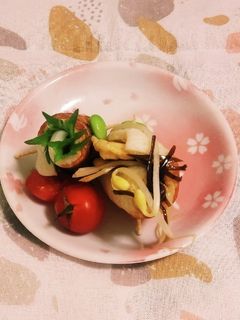 くるくる(竹輪&大葉)・(竹輪と薄揚げ)-レシピのメイン写真