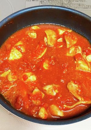 シンプル鶏肉のトマトスープ-レシピのメイン写真