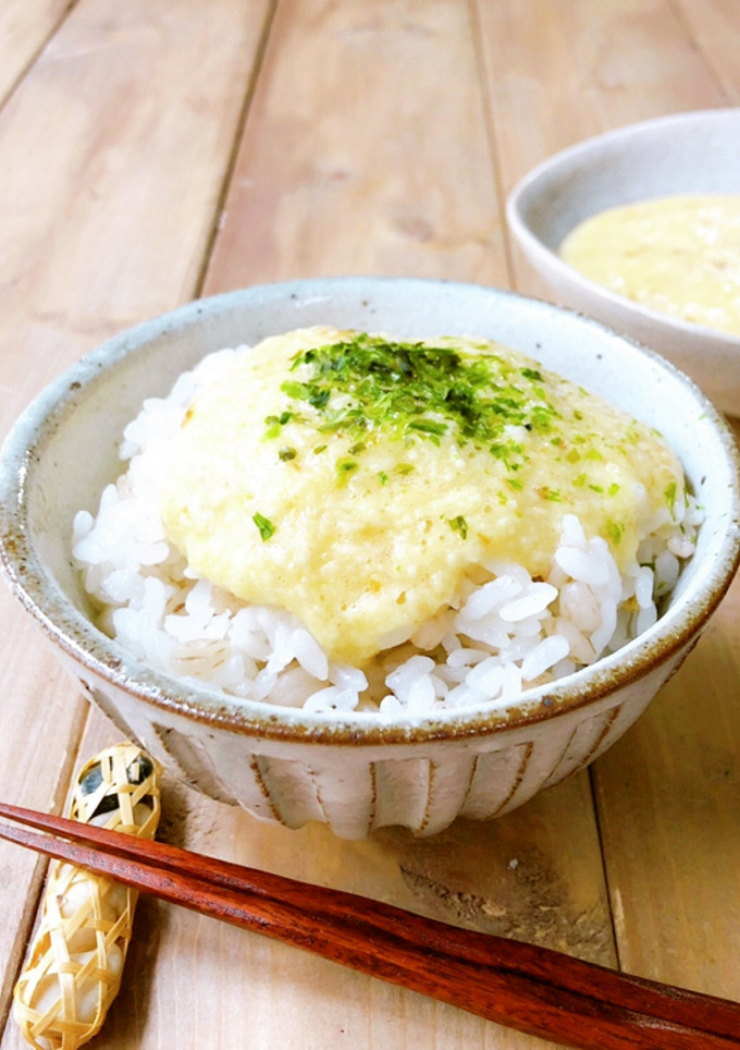 簡単♪長芋のとろろ／コク旨たまご入り-レシピのメイン写真