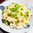 キャンプ飯 アサリと小ネギの炊込みご飯