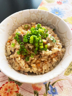 超簡単✨玄米で鯖缶の炊き込みご飯-レシピのメイン写真
