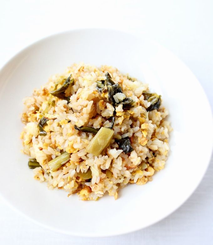 簡単美味しい【高菜チャーハン】炒飯 by mieuxkanon 【クックパッド