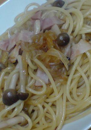 ベーコンとしめじの甘辛パスタ-レシピのメイン写真