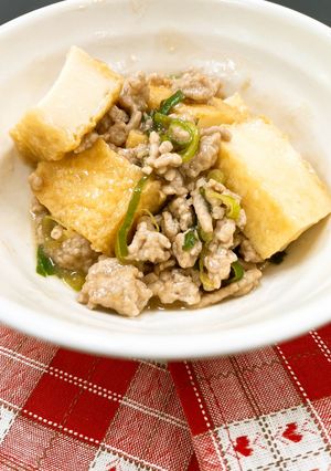 辛くない麻婆厚揚げ-レシピのメイン写真