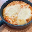 オートミールでキムチ豆腐グラタン