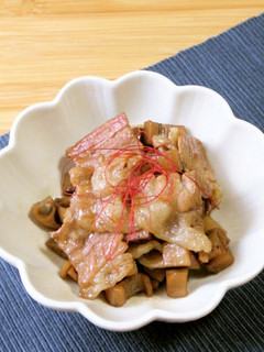 豚肉とれんこんの甘辛煮-レシピのメイン写真