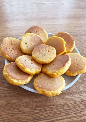 材料3つ！にんじんパンケーキ♡-レシピのメイン写真