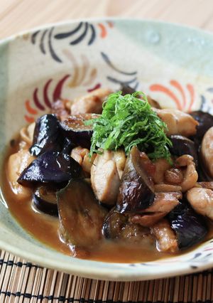 鶏もも肉となすの照り焼き-レシピのメイン写真