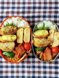 高校生 息子と娘のお弁当 51-レシピのメイン写真