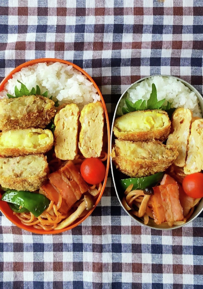 高校生 息子と娘のお弁当 51-レシピのメイン写真