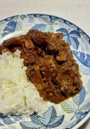 ホットクックでやみつき牛筋カレー-レシピのメイン写真