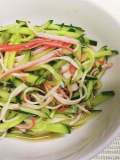 きゅうりとかにかまの酢の物-レシピのメイン写真