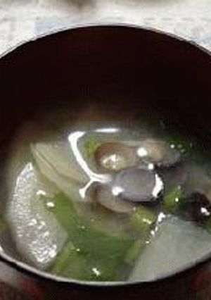 しじみとかぶのお味噌汁-レシピのメイン写真