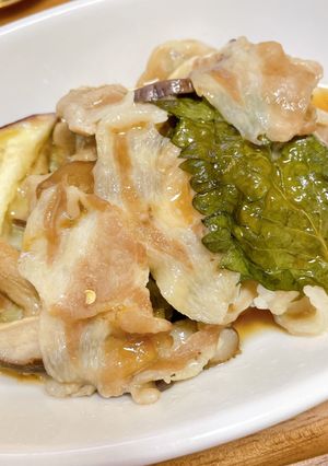 ナスと豚肉のチーズ蒸し-レシピのメイン写真