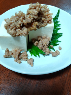 簡単おいしい肉味噌冷奴-レシピのメイン写真
