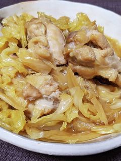 鶏手羽元とキャベツのレモン醤油煮-レシピのメイン写真