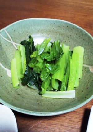小松菜のレンチン煮-レシピのメイン写真