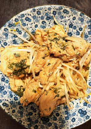 鶏肉ともやしの大葉焼き-レシピのメイン写真