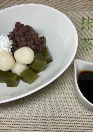 抹茶白玉あんみつ-レシピのメイン写真