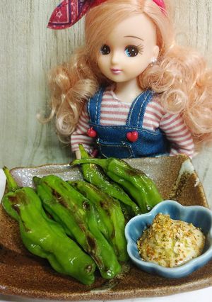 リカちゃん♡ししとう(マヨごま七味)-レシピのメイン写真