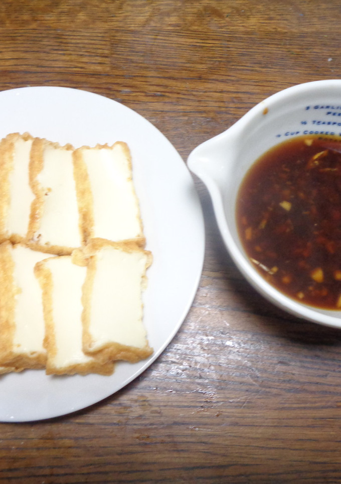 厚揚げのニンニクソースかけ-レシピのメイン写真