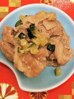 山椒香る豚肉とズッキーニの塩麹炒め-レシピのメイン写真