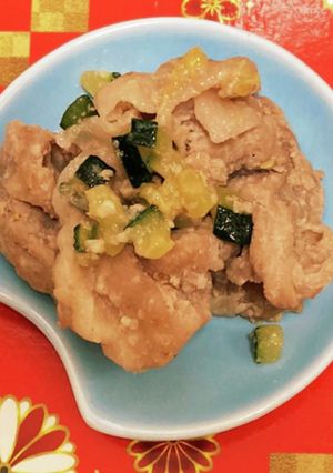 山椒香る豚肉とズッキーニの塩麹炒め-レシピのメイン写真
