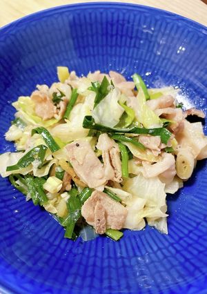 ネギのとろみが旨い!絶品野菜炒め-レシピのメイン写真