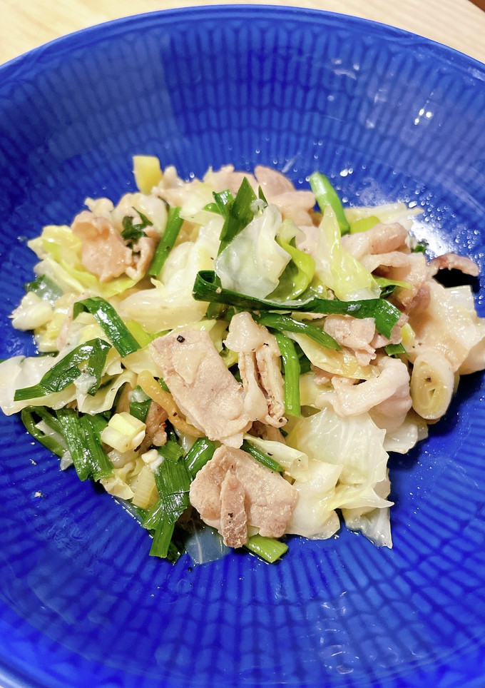 ネギのとろみが旨い！絶品野菜炒め-レシピのメイン写真