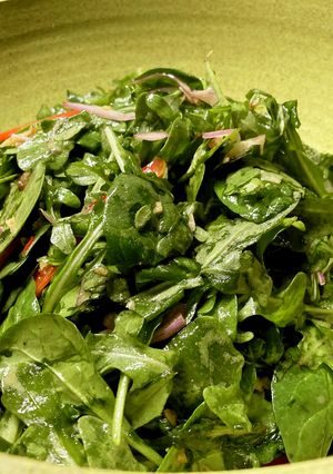 Warm Bacon Dressing-レシピのメイン写真