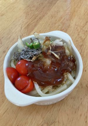 ジュレのせ簡単冷やしうどん-レシピのメイン写真