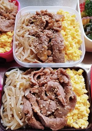 高校生息子、旦那、娘弁当(6/21)-レシピのメイン写真
