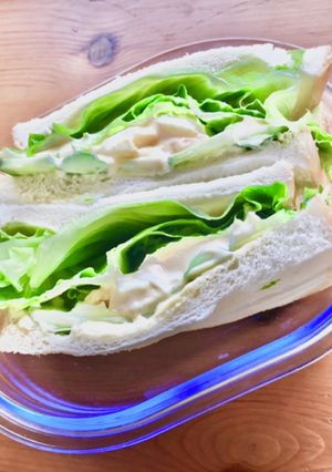 レタスたまごサンド-レシピのメイン写真