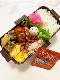 高校生娘のお弁当2022.06.21-レシピのメイン写真