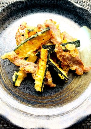 豚天とズッキーニの辛味和え-レシピのメイン写真