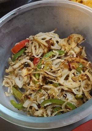 じゃことレンコン・野菜のきんぴら風炒め物-レシピのメイン写真