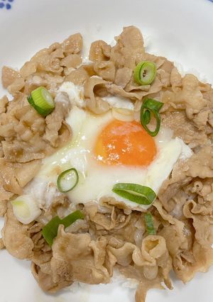 豚ばら温玉丼-レシピのメイン写真