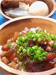 自家製納豆を使って「まぐろ納豆丼」-レシピのメイン写真