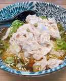 豚バラと玉ねぎ 冷たいそうめん