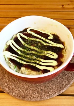 レンチン♡オートミールお好み焼き-レシピのメイン写真