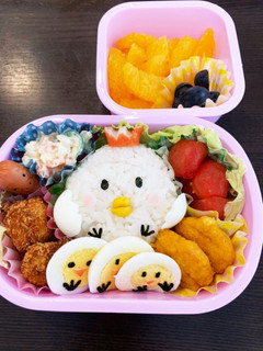 にわとり&ひよこキャラ弁☆幼稚園用☆2歳-レシピのメイン写真