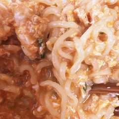 辛ラーメン（たまごたっぷりおじや風）-レシピのメイン写真