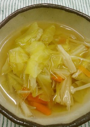 せん切り野菜のスープ-レシピのメイン写真