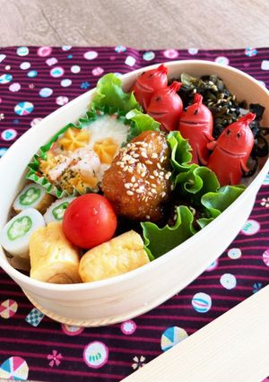 ソー星人弁当-レシピのメイン写真