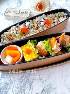 令和四年6月21日 ありあわせ弁当-レシピのメイン写真