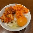 オレンジ丼(キムチ・卵・にんじんラペ)