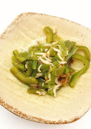 【病院】じゃことピーマン炒め【給食】-レシピのメイン写真
