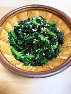 春菊の胡麻和え-レシピのメイン写真
