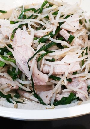 味付き豚トロの野菜炒め-レシピのメイン写真