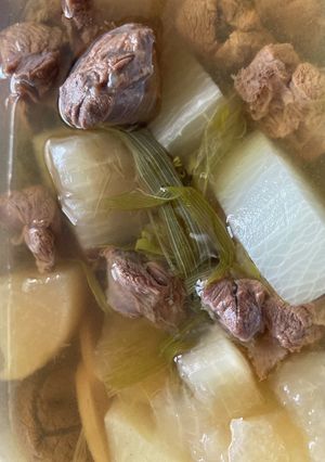 鹿スネ肉の和風煮込み(圧力鍋)-レシピのメイン写真